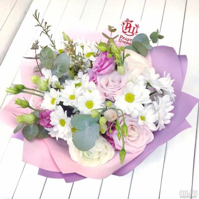 Лот: 13824225. Фото: 1. Лот № 568 Букет Звездная пыль... Свежие цветы