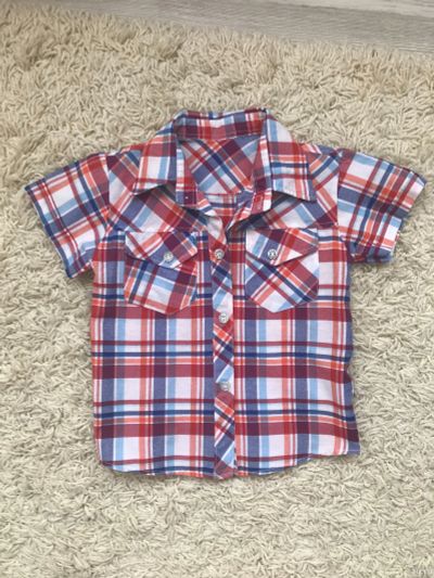Лот: 18100085. Фото: 1. Рубашка детская. Рубашки, блузки, водолазки
