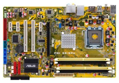 Лот: 4067114. Фото: 1. Материнская плата ASUS P5K SE... Материнские платы