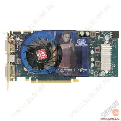 Лот: 2663393. Фото: 1. SAPPHIRE ATI RADEON HD 3870 512M... Видеокарты