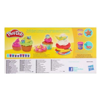 Лот: 11235476. Фото: 1. Набор из 8 банок пластилина Play-Doh... Для лепки