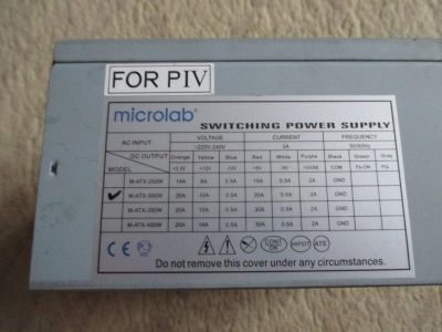 Лот: 12046761. Фото: 1. блок питания microlab 300w. Корпуса, блоки питания