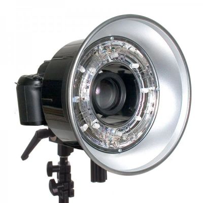 Лот: 4066143. Фото: 1. Кольцевая студийная вспышка Ringflash... Вспышки, осветители, рассеиватели