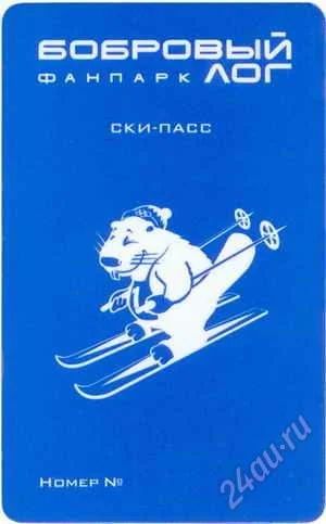 Лот: 2344529. Фото: 1. Бобровый лог, 100 подъемов, скипасс. Спортивная символика и атрибутика