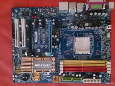 Лот: 9492077. Фото: 1. Материнская плата Gigabyte GA-M57SLI-S4... Материнские платы