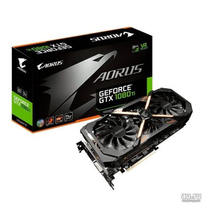 Лот: 11298811. Фото: 1. Gigabyte AORUS GeForce GTX 1080... Видеокарты