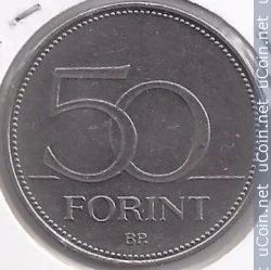 Лот: 4197830. Фото: 1. Венгрия 50 форинтов 1995. Остальные страны