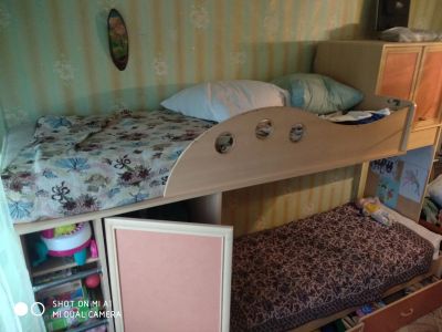 Лот: 13963698. Фото: 1. Двухярусная кровать. Детские кровати и кроватки
