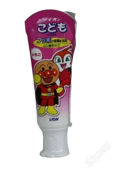 Лот: 1063447. Фото: 1. детская зубная паста «Lion Kodomo... Детская гигиена