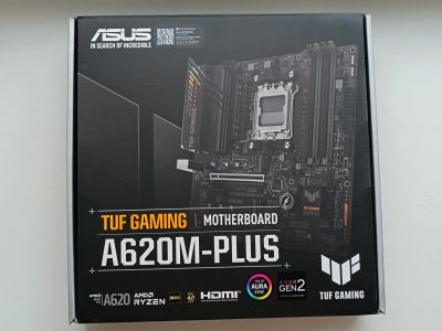 Лот: 21360232. Фото: 1. Asus tuf gaming a620m plus AM5. Материнские платы