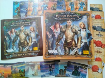 Лот: 9842779. Фото: 1. Настольная игра "Kings Bounty". Настольные игры, карты