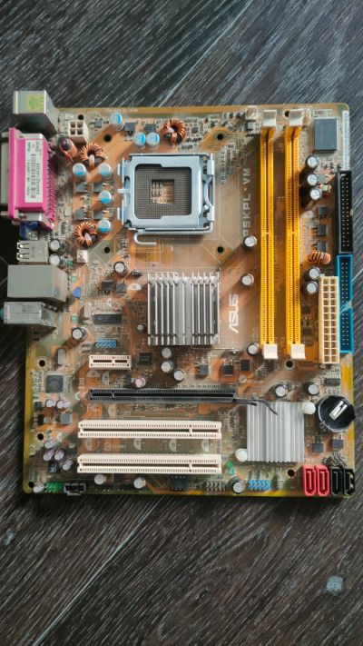 Лот: 20295277. Фото: 1. Материнская плата Asus P5KPL-VM... Материнские платы