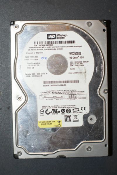 Лот: 7700530. Фото: 1. Western Digital Caviar SE16 WD2500KS... Жёсткие диски (HDD)