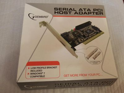 Лот: 9089579. Фото: 1. PCI контроллер, 2+1 SATA + Ultra... Платы расширения, контроллеры, доп. порты