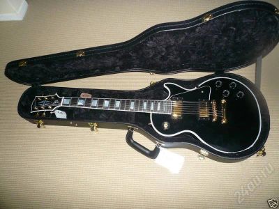 Лот: 617752. Фото: 1. Gibson Les Paul Custom Ebony. Гитары