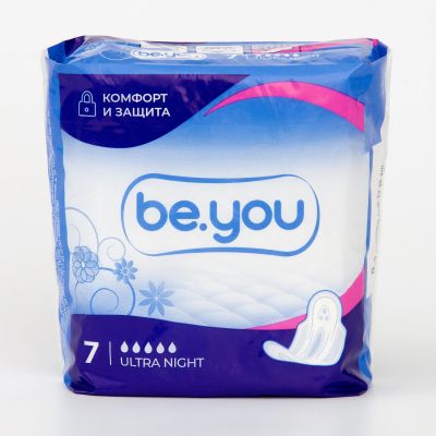 Лот: 23720347. Фото: 1. Be You Ultra Night Прокладки гигиенические... Лекарства