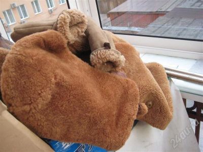 Лот: 653483. Фото: 1. Комплект детский зимний: шубка... Другое (дети растут)