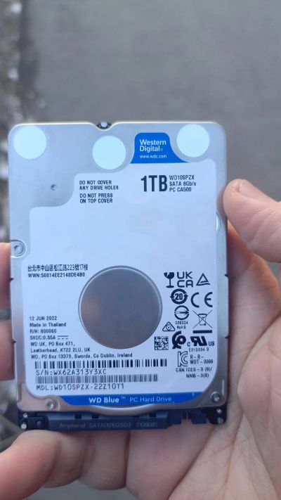 Лот: 21522800. Фото: 1. Жесткий диск WD 1Tb. Жёсткие диски (HDD)