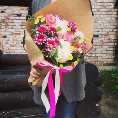 Лот: 8241171. Фото: 1. Сборный букет. Цветы на Щорса... Свежие цветы