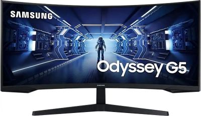 Лот: 25511720. Фото: 1. Монитор Samsung Odyssey G5 C34G55twwi... ЖК-мониторы