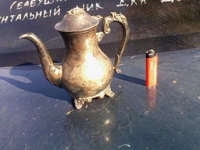 Лот: 5511953. Фото: 1. большой заварник толстый из хорошего... Предметы интерьера и быта
