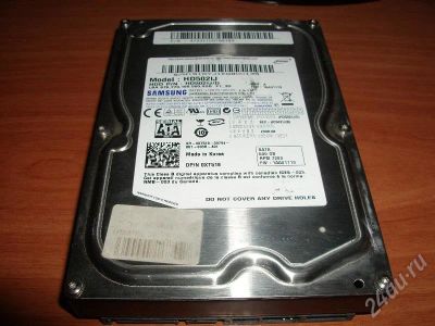 Лот: 201364. Фото: 1. Жесткий Диск Samsung 500Gb БЭДЫ... Жёсткие диски (HDD)