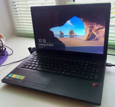 Лот: 11662458. Фото: 1. Ноутбук Lenovo IdeaPad G505 (A4... Ноутбуки