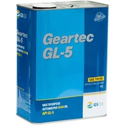 Лот: 14493148. Фото: 1. Kixx Geartec GL-5 75W-90 4L (масло... Масла, жидкости