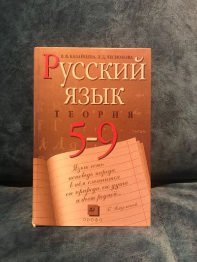 Лот: 17661781. Фото: 1. Русский язык теория 5-9 классы. Для школы
