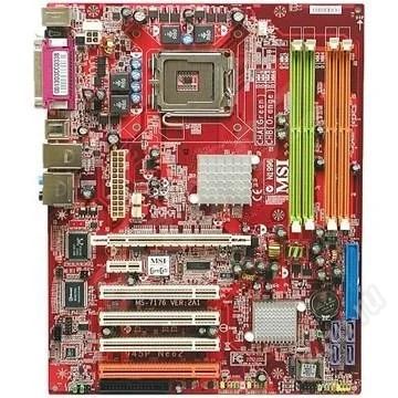 Лот: 2851994. Фото: 1. Мать MSI MS-7176 945P Neo-F LGA775... Материнские платы