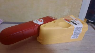 Лот: 25233766. Фото: 1. Контейнеры для колбасы и сыра. Контейнеры, банки