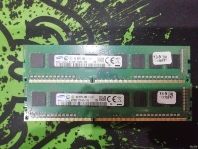Лот: 15031844. Фото: 1. Оперативная память 2х4gb Samsung. Оперативная память