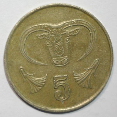 Лот: 8638075. Фото: 1. 5 центов 1987 год. Кипр. Европа