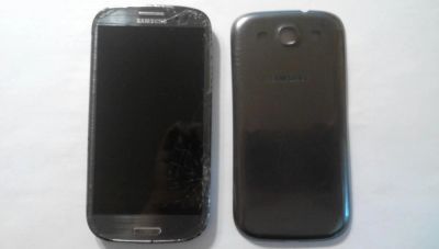 Лот: 6707588. Фото: 1. Samsung Galaxy S3 GT-i9300 разбит... Смартфоны