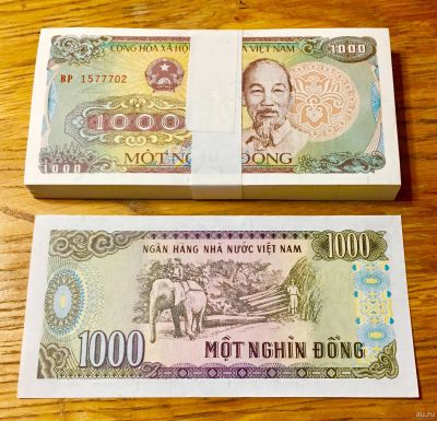 Лот: 17201819. Фото: 1. Вьетнам 1000 донг 1988г = ПРЕСС... Азия
