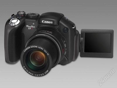Лот: 255448. Фото: 1. Фотоаппарат Canon S3IS. Цифровые компактные