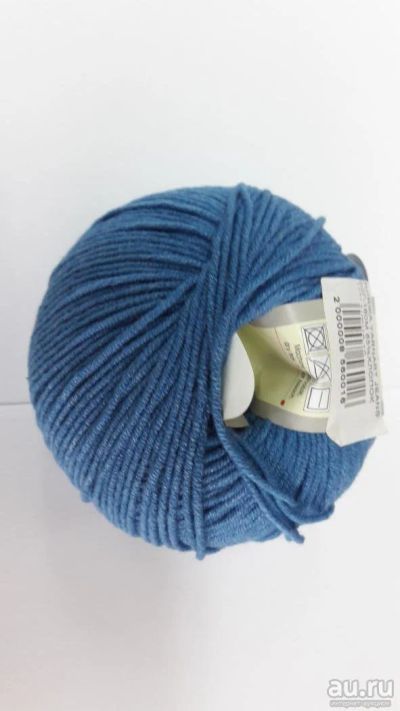 Лот: 8017786. Фото: 1. Пряжа Yarn Art Jeans состав 55... Ткани, нитки, пряжа