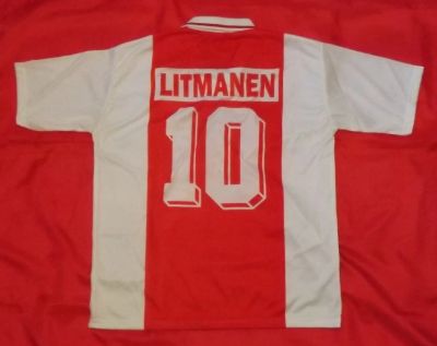 Лот: 18401644. Фото: 1. (№3800) футболка "Litmanen" (Литманен... Форма