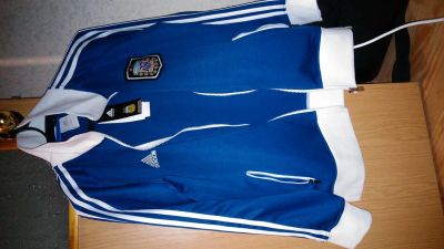 Лот: 3423924. Фото: 1. олимпийка adidas футбольная команда... Другое (спортивная одежда)