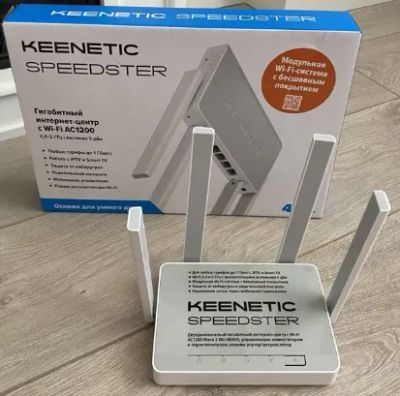 Лот: 19284299. Фото: 1. Wi-Fi роутер Keenetic Speedster... Маршрутизаторы (роутеры)