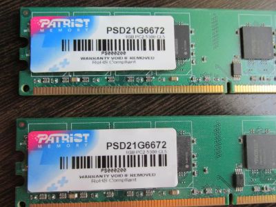 Лот: 8875010. Фото: 1. Оперативная память DDR2 patriot... Оперативная память