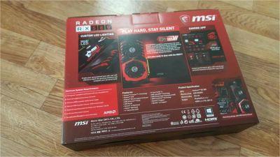 Лот: 11002443. Фото: 1. Видеокарта Msi AMD Radeon RX 580... Видеокарты