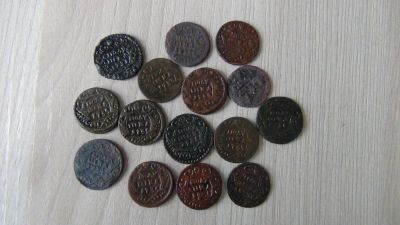 Лот: 5297316. Фото: 1. 15 полушек 1731-1736. Россия до 1917 года