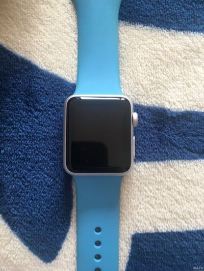 Лот: 10382093. Фото: 1. Apple Watch_S1 Sport_38мм_алюминиевый... Смарт-часы, фитнес-браслеты, аксессуары