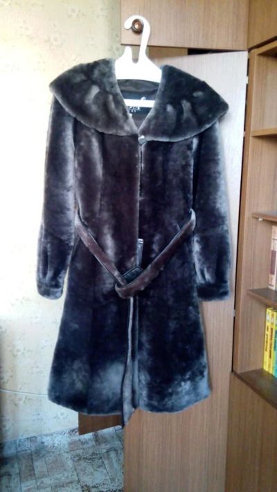 Лот: 8015791. Фото: 1. Шуба мутон 40-42размер. Верхняя одежда