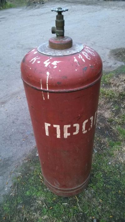 Лот: 5458408. Фото: 1. баллон газовый пропан. Баллоны, газ в баллонах