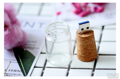 Лот: 15156004. Фото: 1. Флешка USB новая 32gb бутылка... USB-флеш карты
