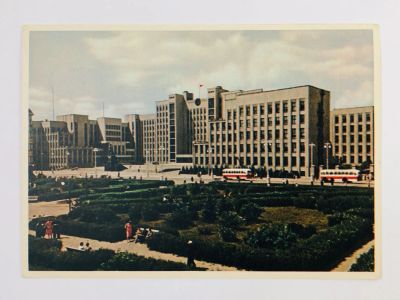 Лот: 23297090. Фото: 1. БССР. Минск. Дом Правительства... Открытки, конверты