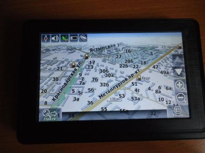 Лот: 3405277. Фото: 1. Навигатор GPS 5,0;сенсорным ЖК-экраном... GPS-навигаторы