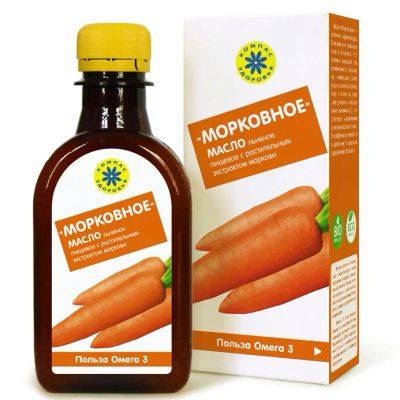 Лот: 9045860. Фото: 1. Льняное масло «Морковное». Диетическое питание